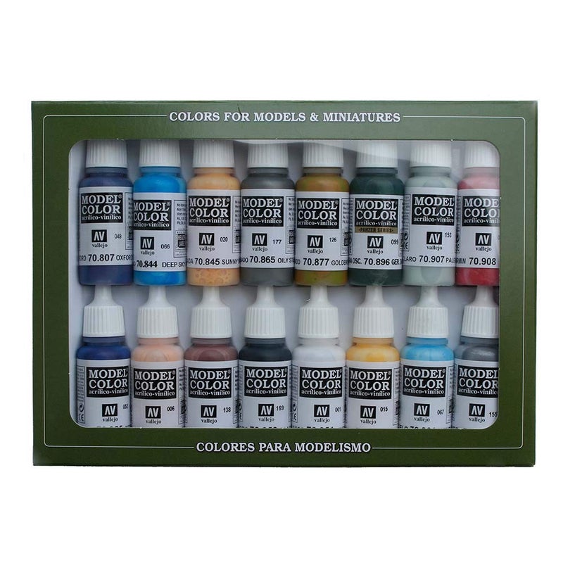 Vallejo - American Civil War Acrylic Paint Set | Model Color | Figure Color Series Historical Miniature Kit to Achieve Historical Accuracy with Artist-Grade Pigments | 16 bottles x 18 ml (0.6 fl.oz.)